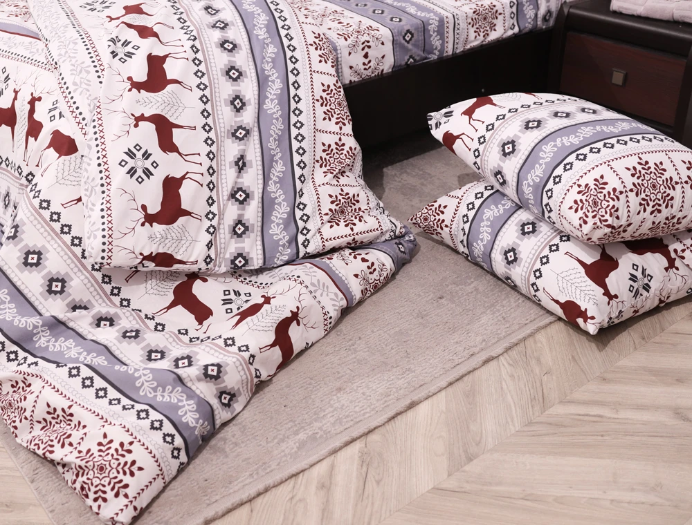 Комплект постельного белья ТМ Черешенька из бязи Gold полуторный 150х220 cм (1516321) - фото 5 Комплект постельного белья ТМ Черешенька из бязи Gold полуторный 150х220 cм (1516321) - фото 5