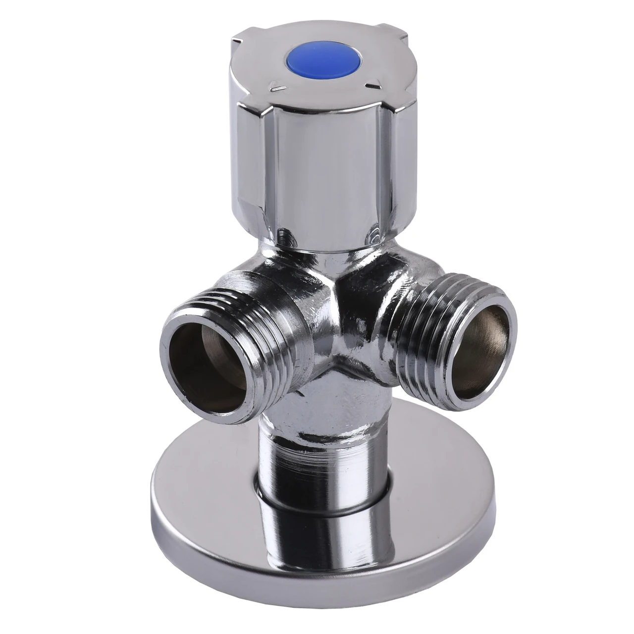 Кран кульовий подвійний кутовий Selba 1/2"х1/2"х1/2" DOUBLE (SL1588)