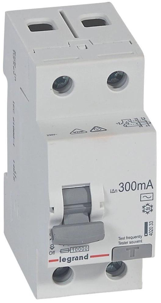 Дифференциальное реле УЗО Legrand 300mA 40А 2п ACRX3 (402033)