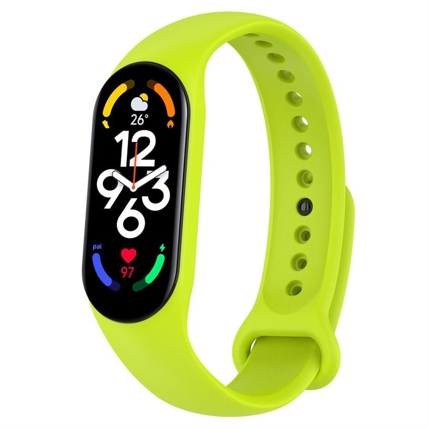 Силіконовий ремінець BeCover для Xiaomi Mi Smart Band 7 Lime (707489)