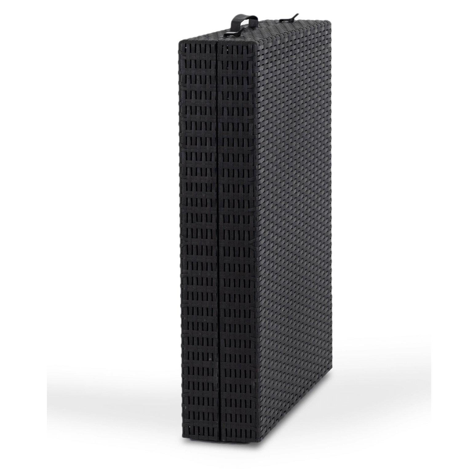 Шезлонг складной Mebel Elite LUIZJANA Черный (ME.LUIZJANA/CZ/P/T/OGR/LEZ) - фото 12