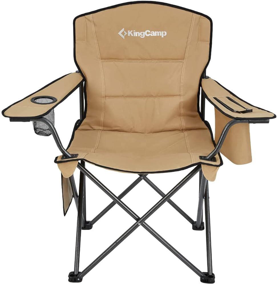 Туристическое кресло раскладное KingCamp Lotus Plus KC2141 Khaki (KC2141_KHAKI)
