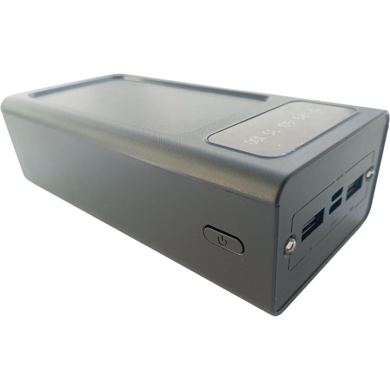 Повербанк Solar 50000 mAh 4в1 із екраном та ліхтариком Black (11222) - фото 2