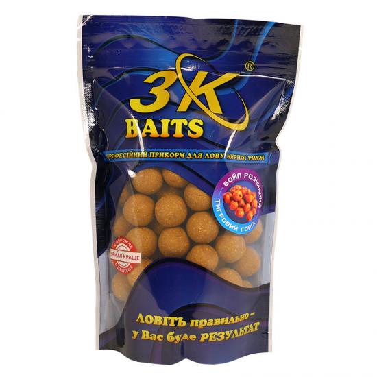 Бойл розчинний 3KBaits Тигровий горіх 20 мм 400 г (3KB1744)