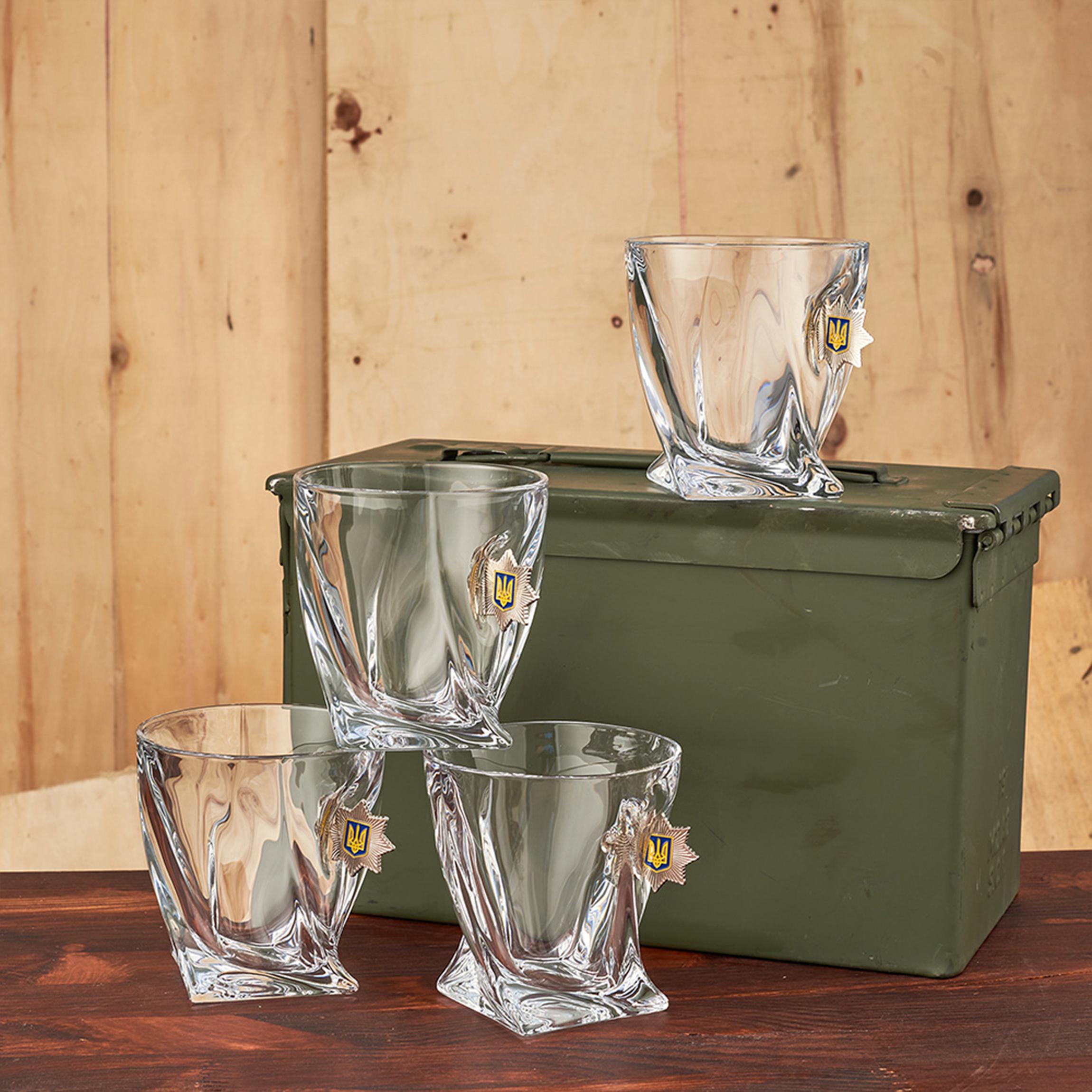 Набор VSKLO БК маленький хрустальные стаканы Полиция (28918627) - фото 5 Набор VSKLO БК маленький хрустальные стаканы Полиция (28918627) - фото 5