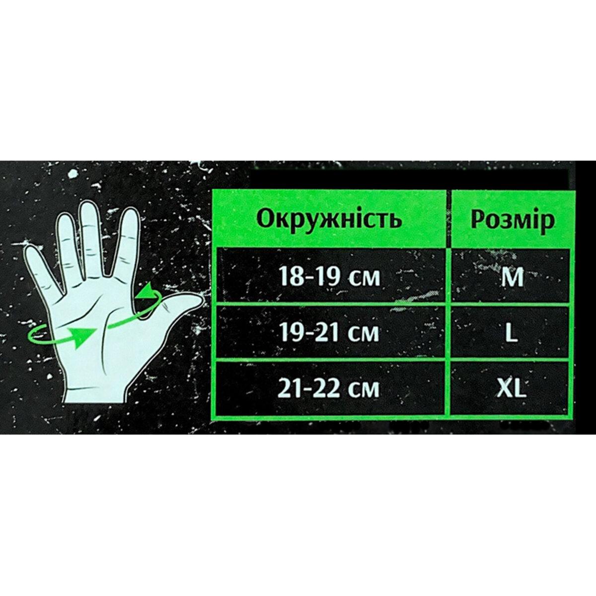 Велорукавички зимові Grey's з пальцями і гелевими вставками XL Чорний (1244-ff862) - фото 4