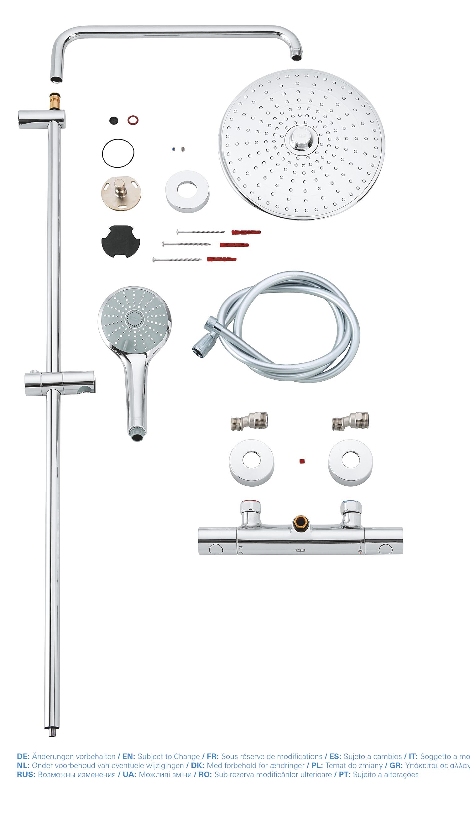 Душевая система с термостатом для душа Grohe Euphoria System (27296002) - фото 2