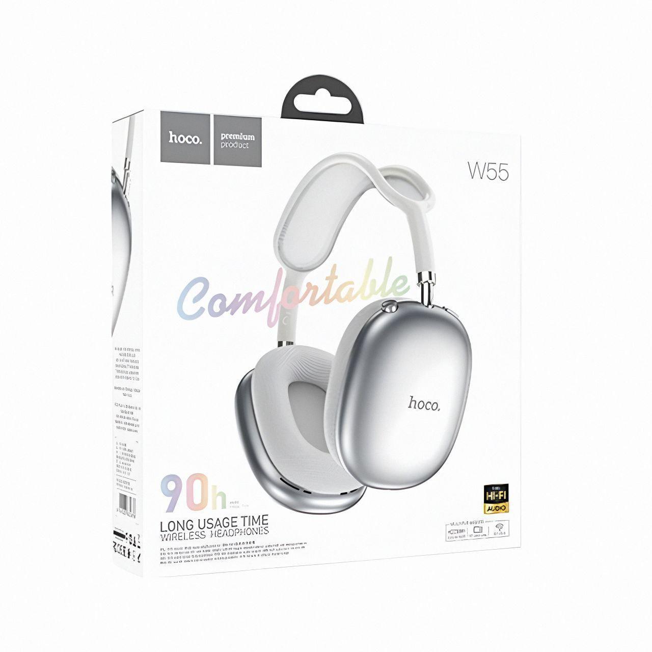 Навушники Hoco W55 Bluetooth з мікрофоном Білий - фото 2