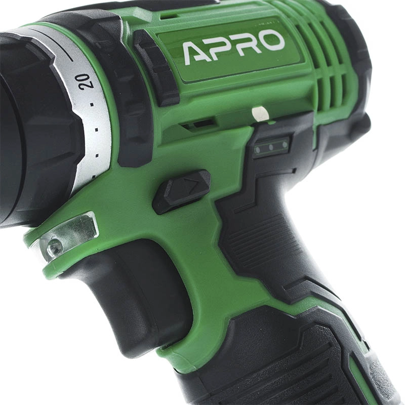Дрель-шуруповерт Apro 12 В 1,5 А 12D 2 АКБ/ЗУ/кейс (895003) - фото 5 Дрель-шуруповерт Apro 12 В 1,5 А 12D 2 АКБ/ЗУ/кейс (895003) - фото 5