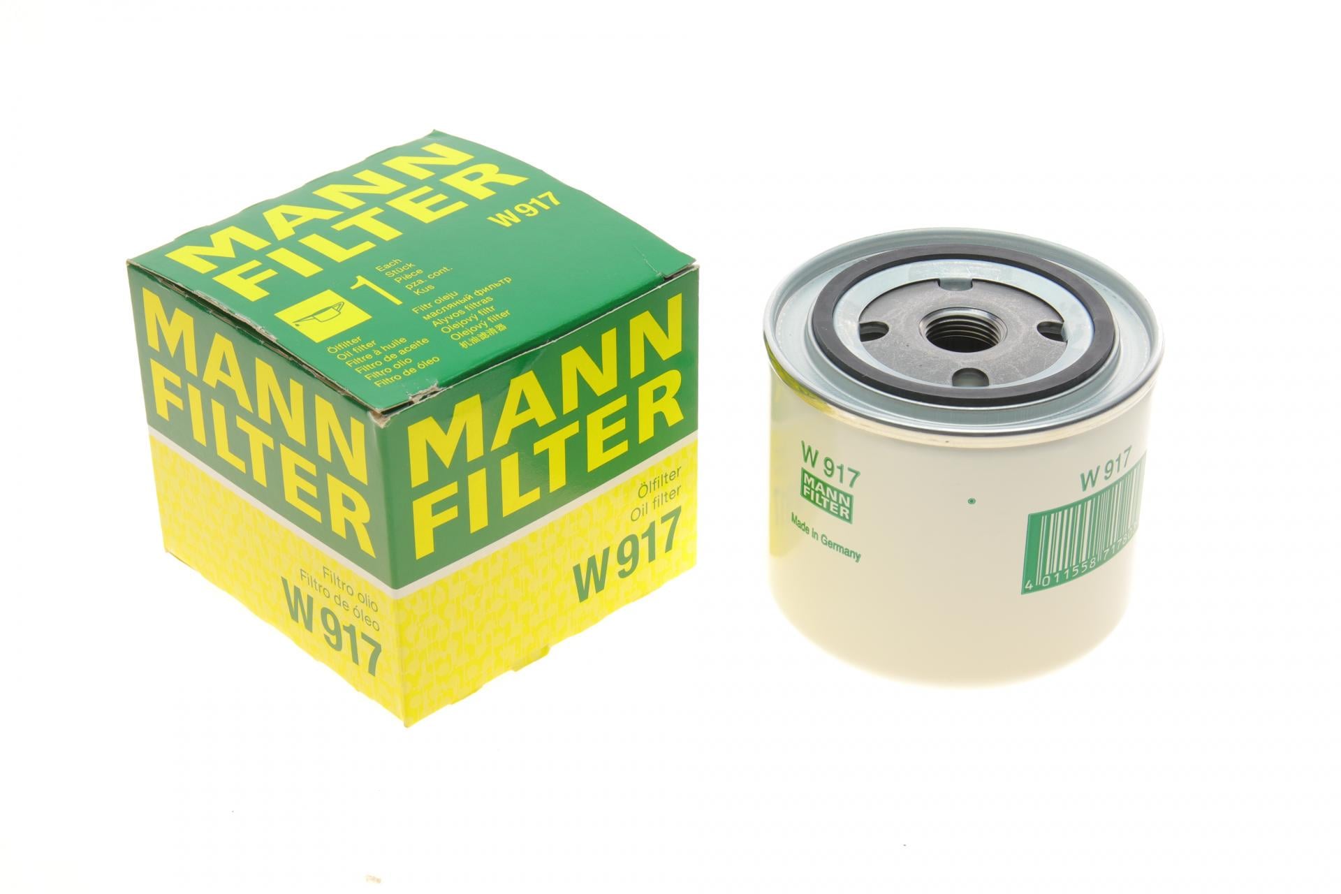 Фильтр масляный Mann-Filter для Volvo S40/S70/V90 -00 (W 917)