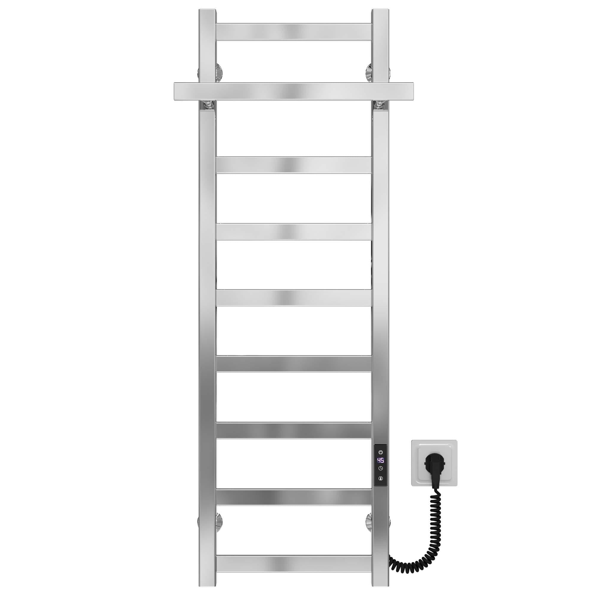 Полотенцесушитель электрический Deffi Nicolе П9 JD04 нержавеющая сталь 400х1000 см Хром (A.NI.100.40.9.ECR4)