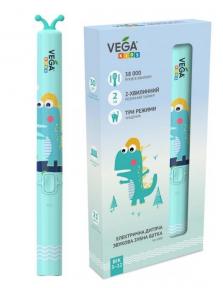 Ультразвуковая зубная щетка Vega VK-500 для детей гарантия 1 год VK-500Blue - фото 1