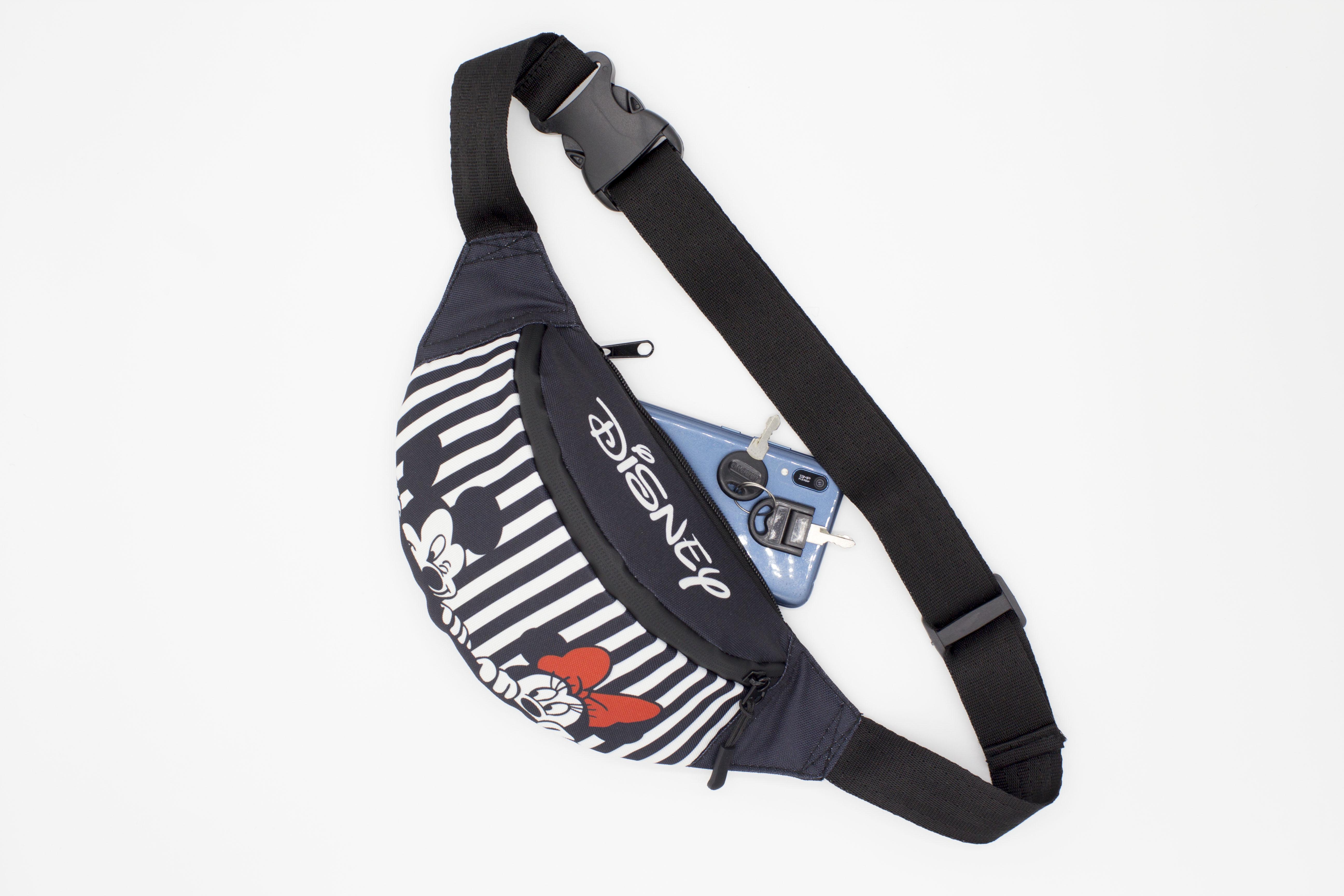 Бананка для дівчат Міккі та Мінні в смужку Чорний (BM-003) - фото 4 Бананка для дівчат Міккі та Мінні в смужку Чорний (BM-003) - фото 4