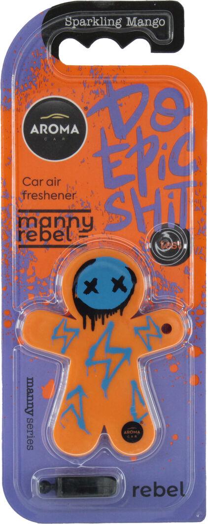 Ароматизатор Aroma Car Car Manny Sparkling Mango 12163 полимерный на дефлектор (0317333) Ароматизатор Aroma Car Car Manny Sparkling Mango 12163 полимерный на дефлектор (0317333)