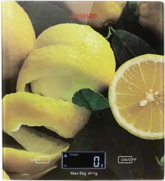 Весы кухонные электронные ARDESTO SCK-893LEMON с сенсорным управлением до 5 кг (2663188974)