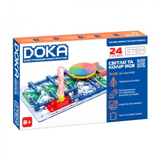 Конструктор электронный Doka Свет и RGB (D70700-ks)