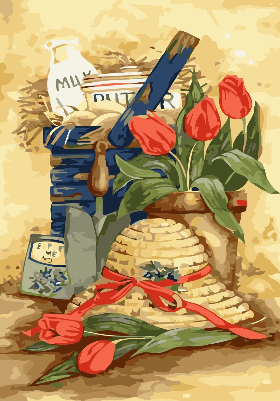 Картина по номерам Идейка На даче 35x50 см (skl-КНО2215)