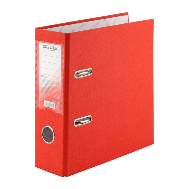 Папка-регистратор Axent Delta односторонняя А5 полипропилен 75 мм разобрана Красный (D1718-06P)