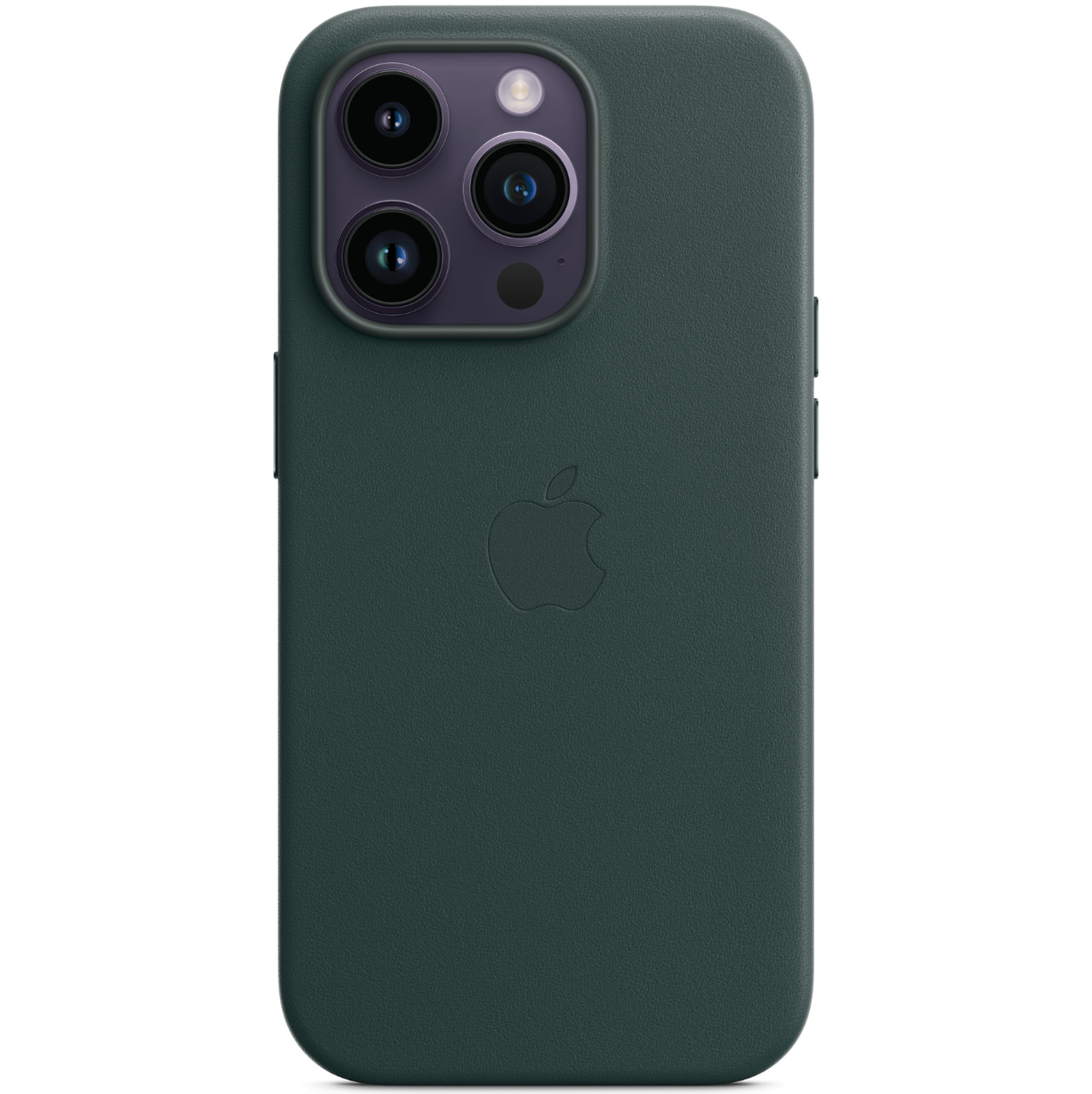 Шкіряний чохол-накладка Apple Leather Case with MagSafe for iPhone 14 Pro, Forest Green (HC)