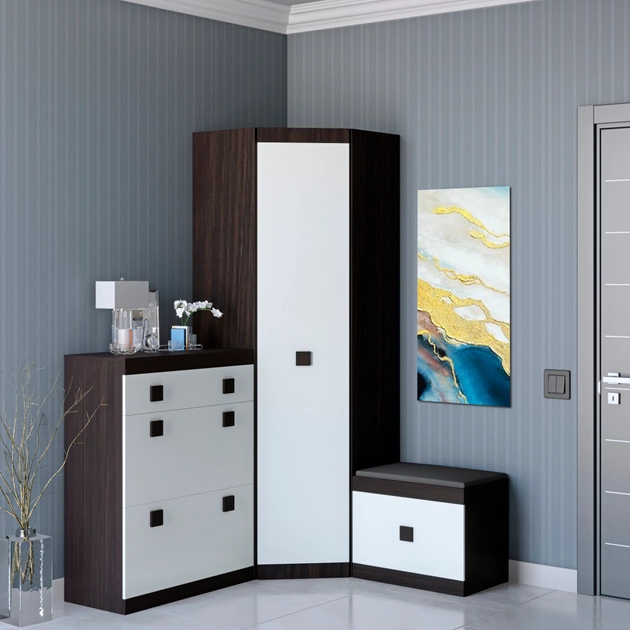 Прихожая Эверест Соната-7 Венге/Белый (181392)