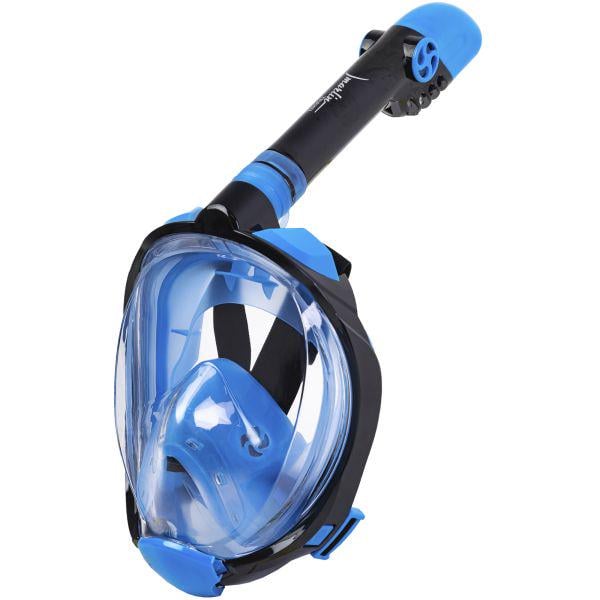 Маска для плавания полнолицевая Marlin TRAVEL L/XL Black/Blue