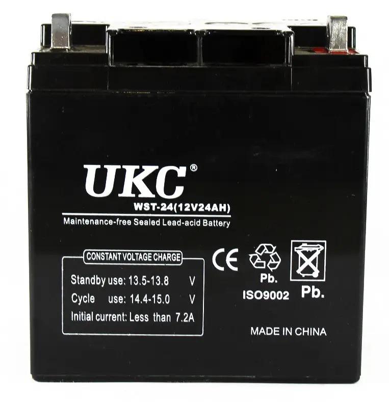 Аккумулятор свинцово-кислотнй UKC WST-24 12V 24 Ah (25308063)