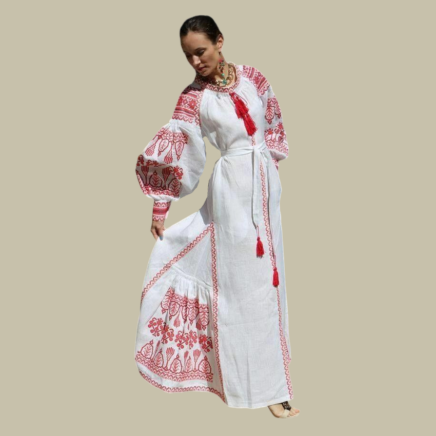 Рубашка-вышиванка авторская р. 60 (565628935)