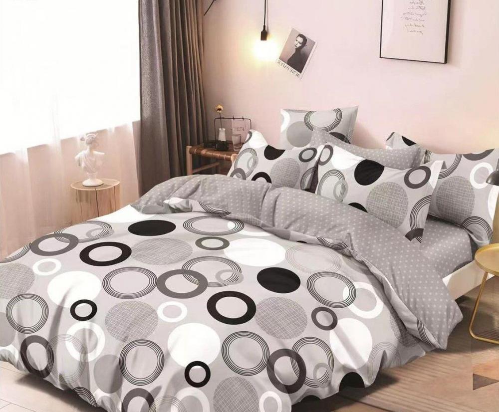 Комплект постельного белья Артемида ранфорс евро/наволочки 50х70/70x70 см (8906)