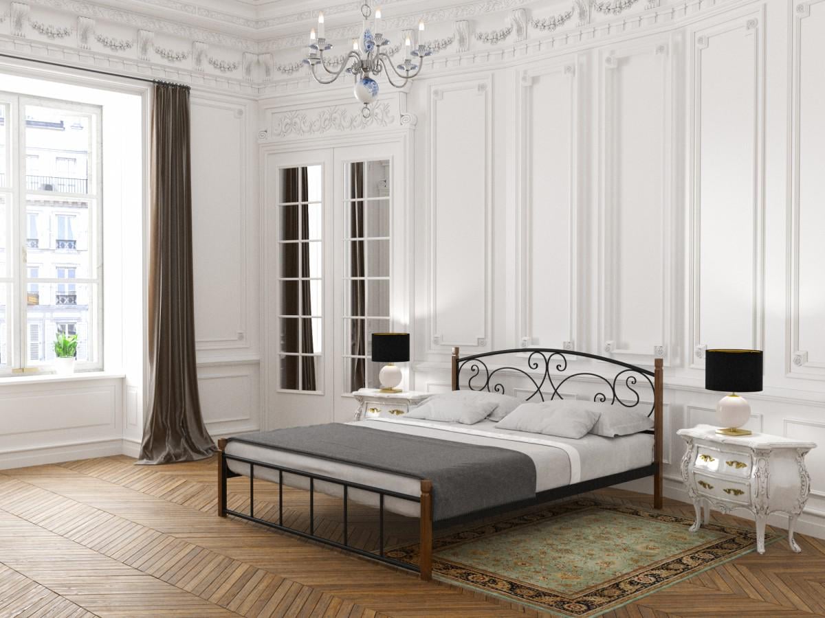 Кровать двуспальная TENERO Бруннера 1600х1900 мм (6890655890956)