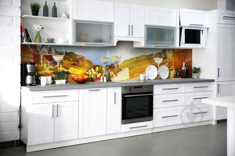 Скинали на кухню Zatarga «Винный Край» 650х2500 мм виниловая 3Д наклейка кухонный фартук самоклеящаяся Z180629/1 - фото 5 Скинали на кухню Zatarga «Винный Край» 650х2500 мм виниловая 3Д наклейка кухонный фартук самоклеящаяся Z180629/1 - фото 5