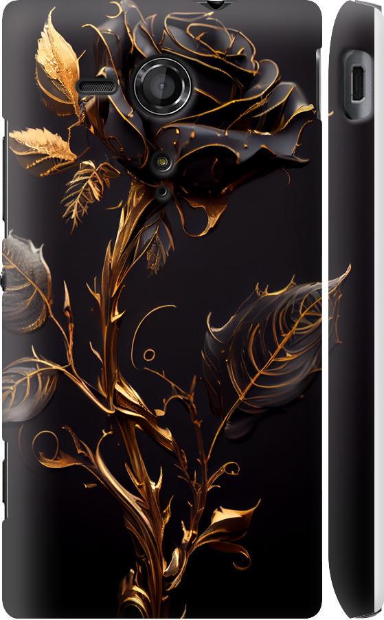 Чехол на Sony Xperia SP M35H Роза 3 (5552m-280-42517)
