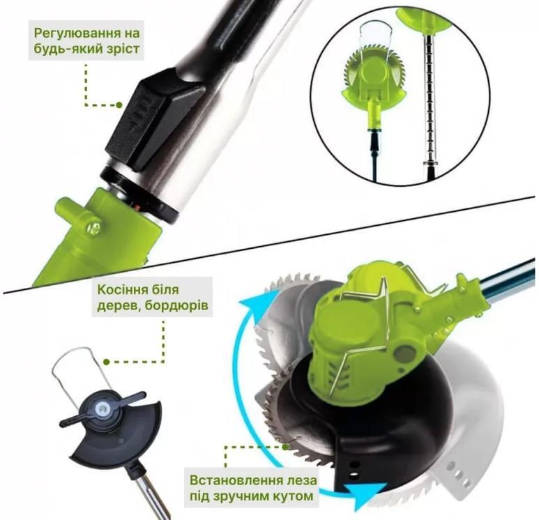 Триммер аккумуляторный Krafftec AZ-144 (24453520) - фото 6