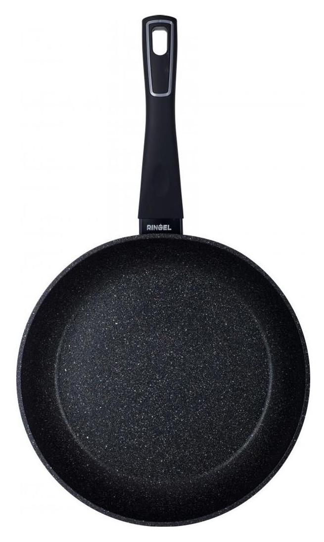 Сковорідка з антипригарним покриттям RINGEL RG-1128.28 Turmeric 28 см Чорний (207058) - фото 4