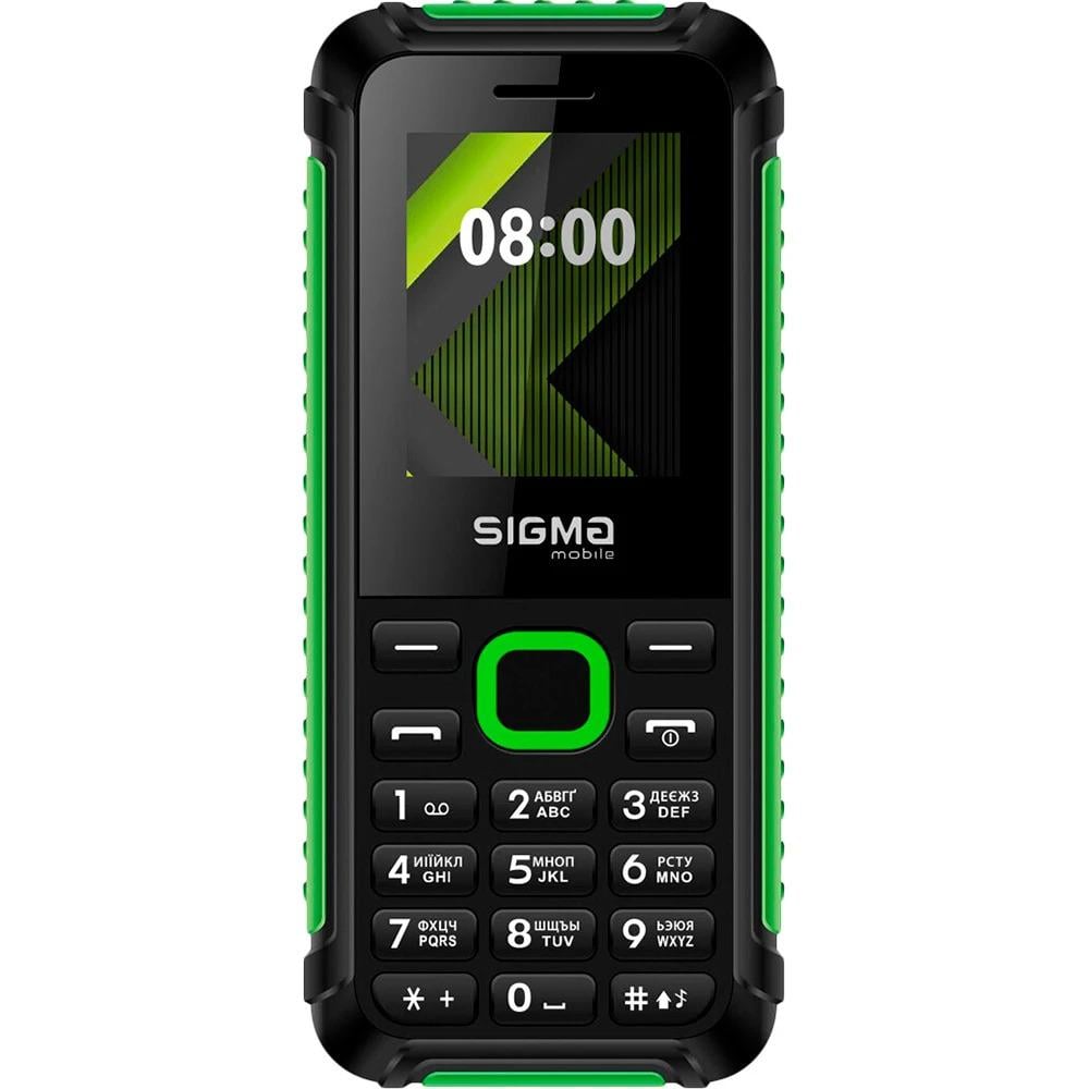 Мобильный телефон Sigma mobile X-style 18 Track Dual Sim Black/Green (4827798854433)