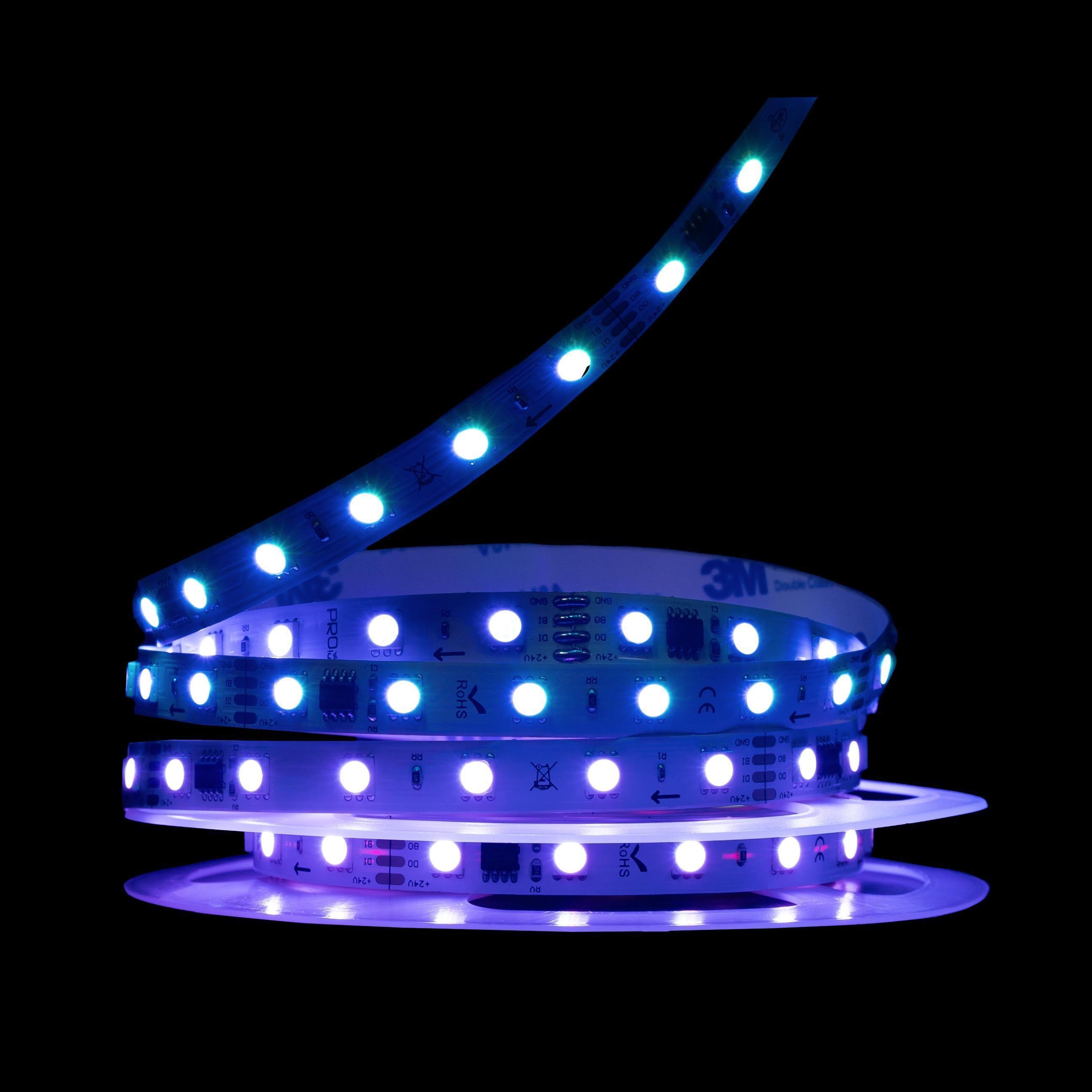 Светодиодная лента Prolum 5050/60 IP20 Series-SMART RGB 24V Разноцветный (28522797) - фото 6 Светодиодная лента Prolum 5050/60 IP20 Series-SMART RGB 24V Разноцветный (28522797) - фото 6