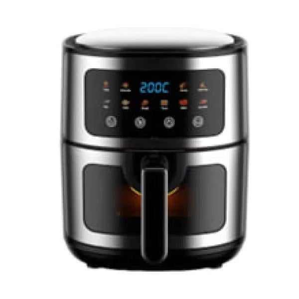 Аэрогриль электрический 2400 W Черный (22133) - фото 4