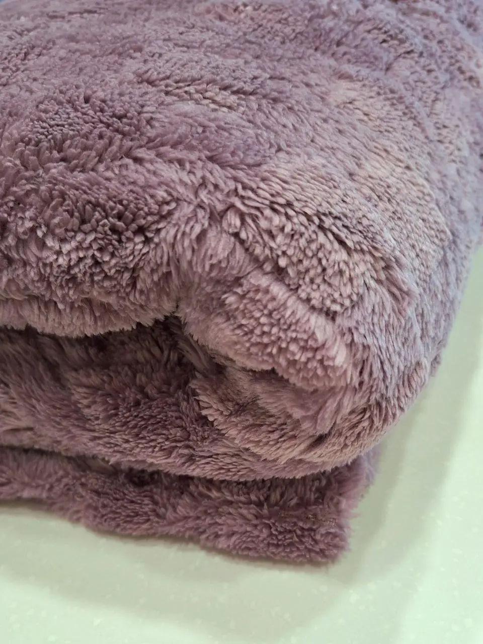 Плед флисовый Colorful Home Мозаика евро 200x220 см Сирень (1522) - фото 3 Плед флисовый Colorful Home Мозаика евро 200x220 см Сирень (1522) - фото 3