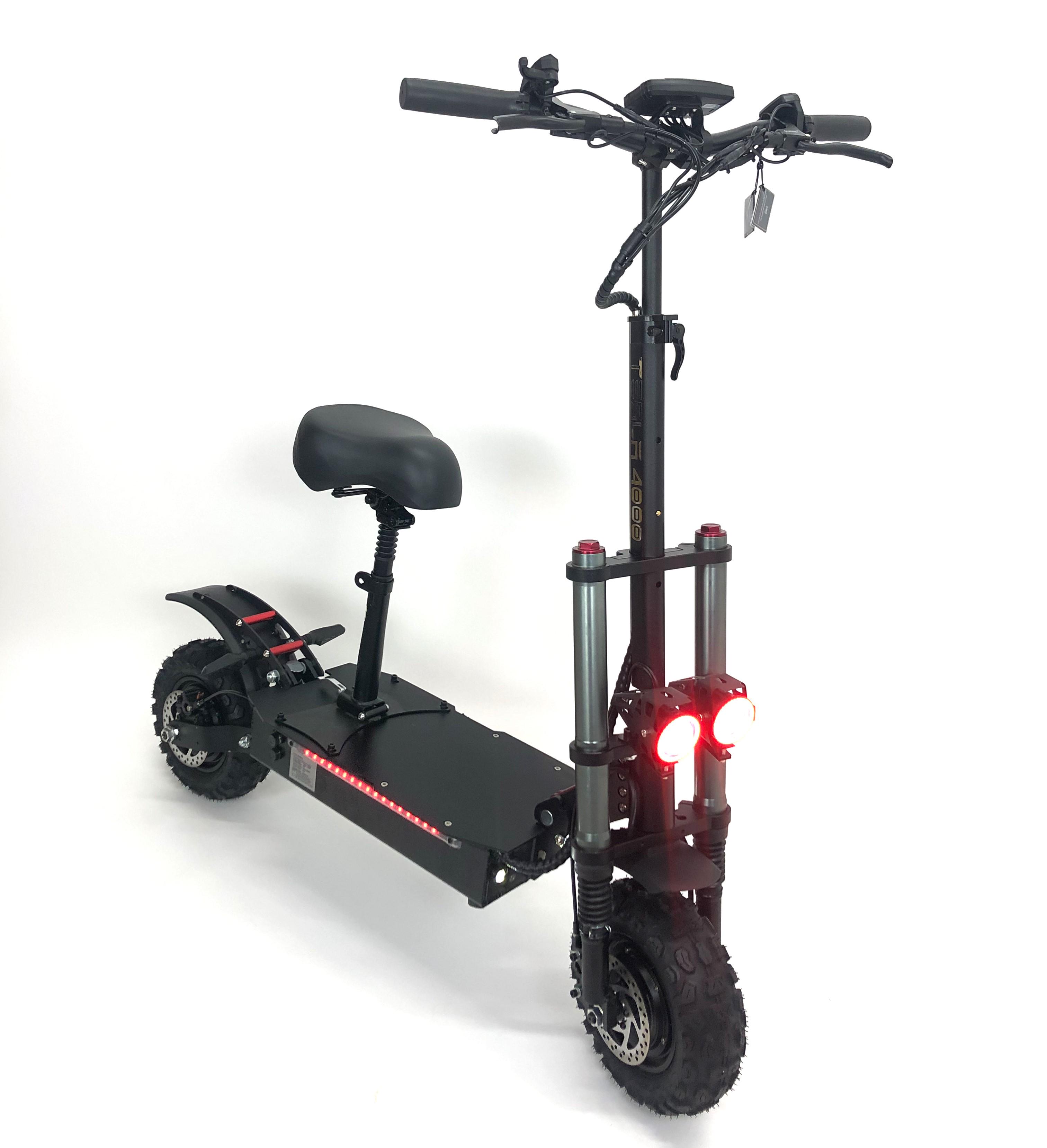 Електросамокат TESLA 4000 3000W х2 60V 30Ah NFC ключ - фото 5