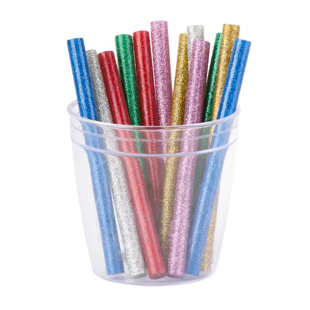 Стержень клеевой Intertool 7,4x100 мм 12 шт. Разноцветный перламутровый (RT-1033) - фото 3 Стержень клеевой Intertool 7,4x100 мм 12 шт. Разноцветный перламутровый (RT-1033) - фото 3