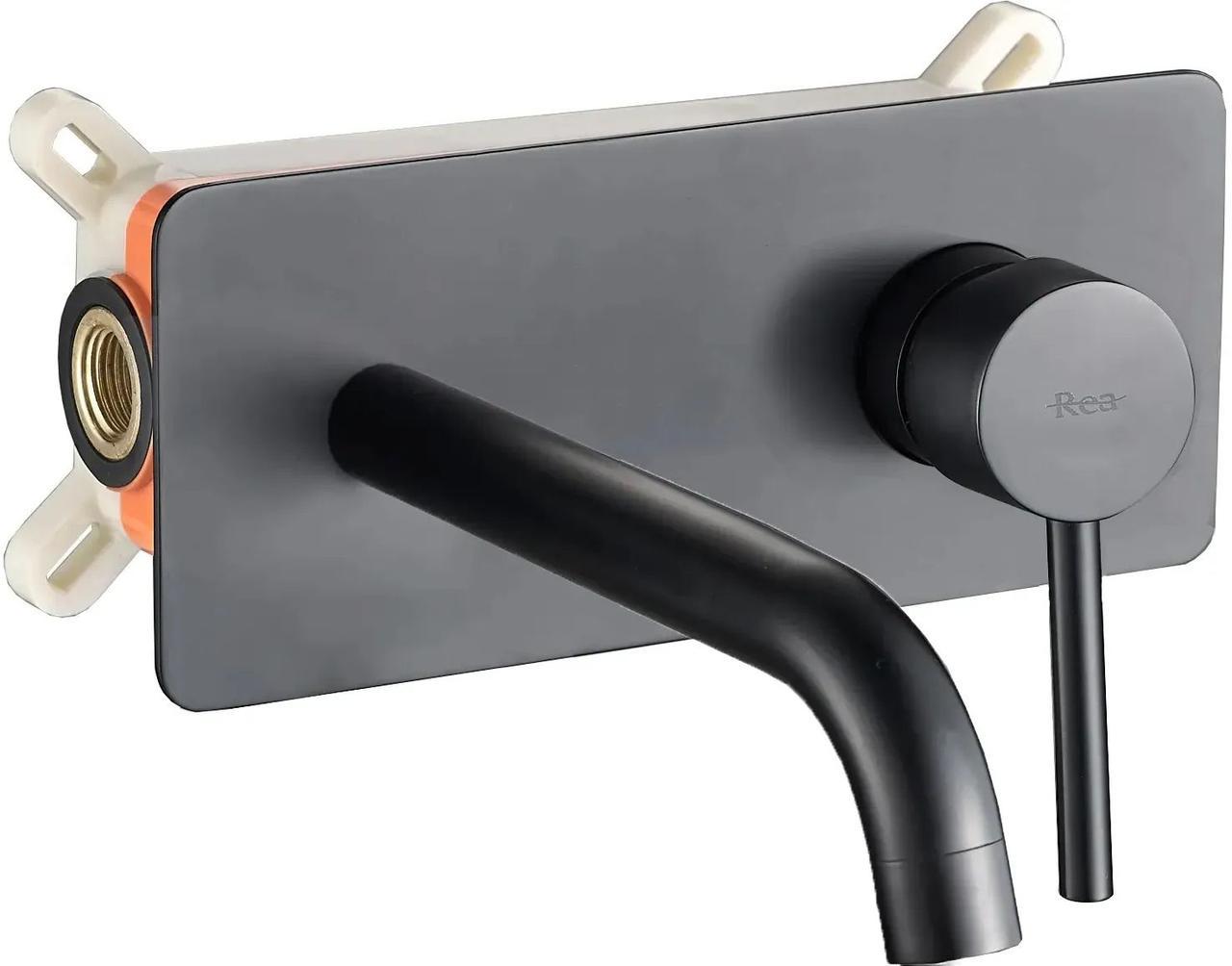 Смеситель для раковины настенный REA VIVA BLACK REA-B0231 Черный (84461)