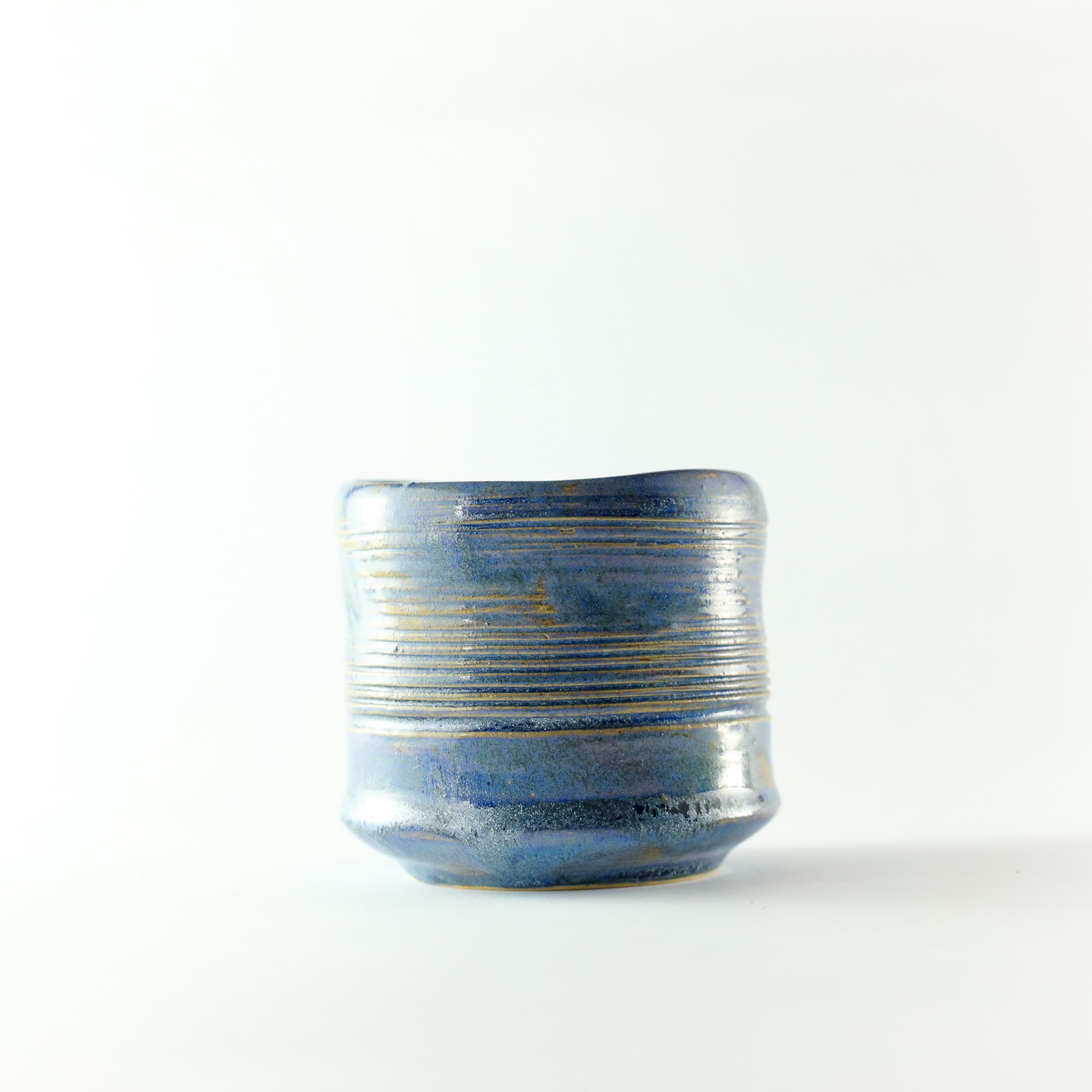 Чашка Миднайт блю ручной работы (CUP-054) - фото 2 Чашка Миднайт блю ручной работы (CUP-054) - фото 2