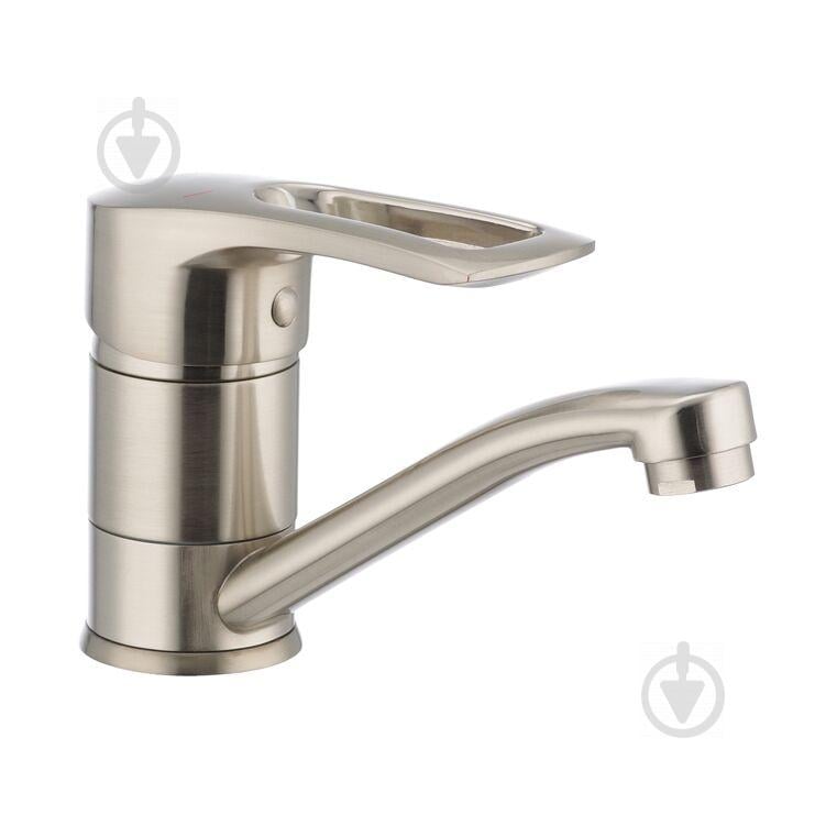 Смеситель для умывальника Haiba HANSBERG 004 нержавейка (излив 15 см) (HB0190) Смеситель для умывальника Haiba HANSBERG 004 нержавейка (излив 15 см) (HB0190)