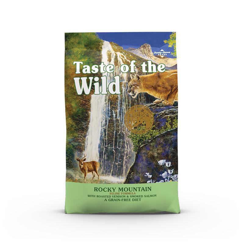 Корм сухий Taste of the Wild Rocky Mountain Feline Formula з запеченою косулею та копченим лососем для котів усіх вікових груп 6,6 кг (0074198614271) - фото 2 Корм сухий Taste of the Wild Rocky Mountain Feline Formula з запеченою косулею та копченим лососем для котів усіх вікових груп 6,6 кг (0074198614271) - фото 2