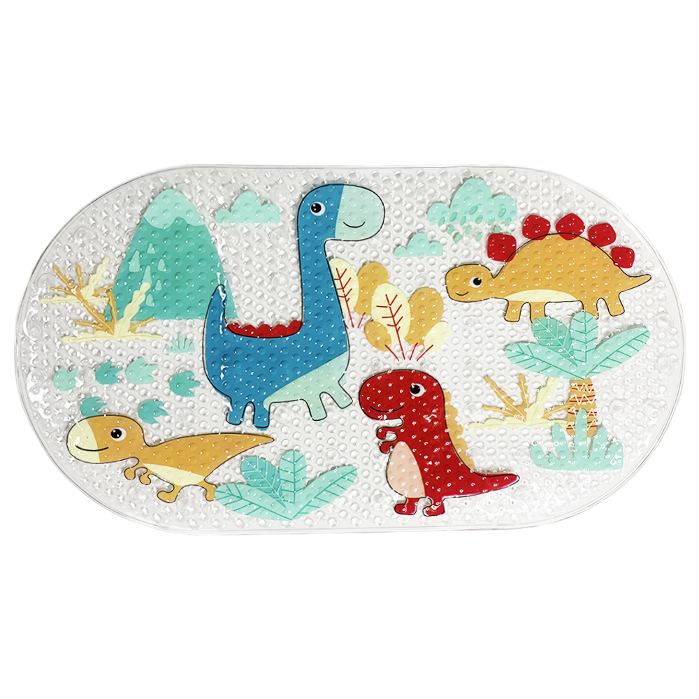 Коврик в ванну антискользящий Динозавры 65х35 см (30068261)