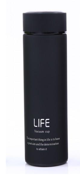 Термос Life 500 мл Черный матовый (401860)