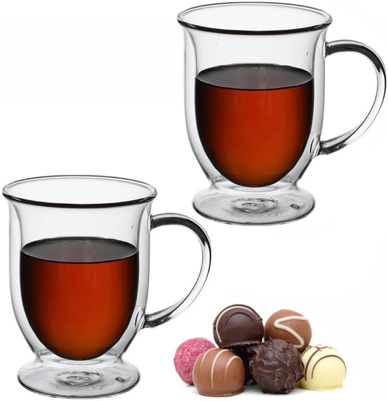 Набор стеклянных чашек Kamille с двойными стенками 370 мл - фото 1 Набор стеклянных чашек Kamille с двойными стенками 370 мл - фото 1