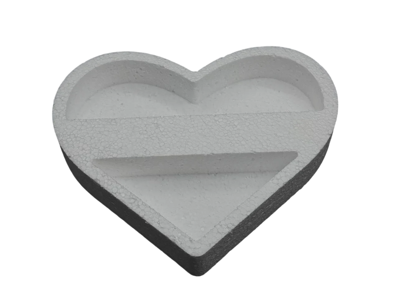 Пенобокс для декорирования пенопластовая заготовка для рукоделия 31х25 см Белый (PNB-037)