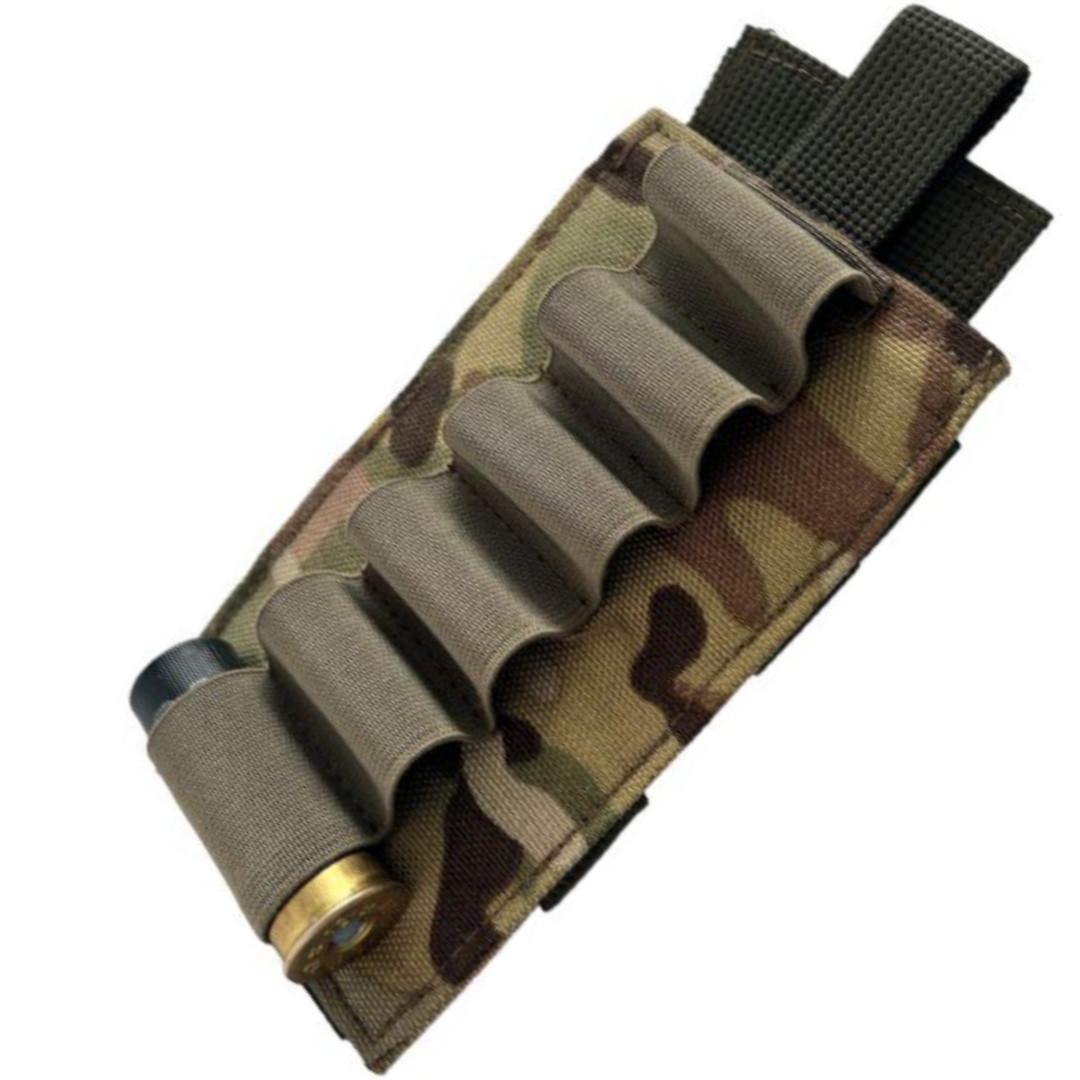 Патронташ на Molle Ranger для патронів 12 калібру 6 шт. Cordura 1050 Multicam (TTX3762)