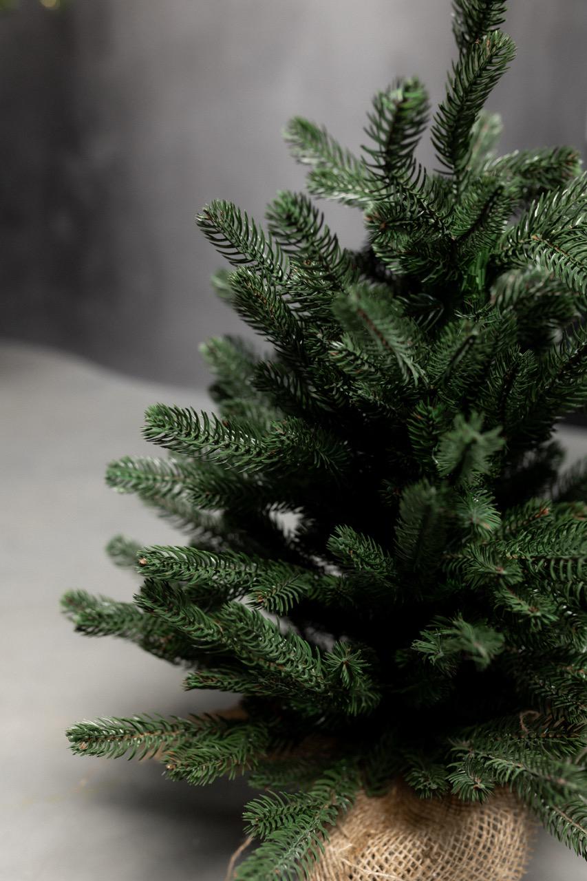 Ялинка штучна лита в коробці з горщиком 0,55 м Зелений - фото 2