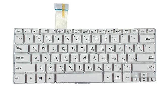 Клавиатура для ноутбука Asus F302/F302UA матовая (0KNB0-3105RU00)